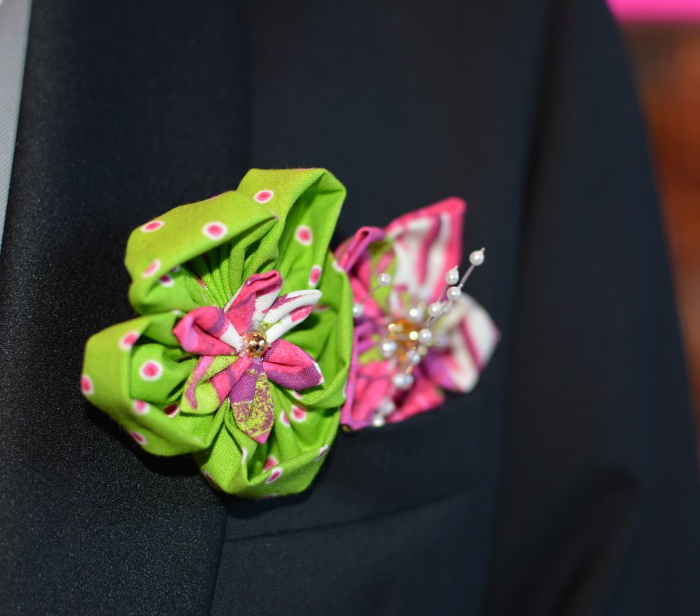 Boutonnière en origami